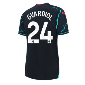 Manchester City Josko Gvardiol #24 Rezervni Dres za Ženska 2023-24 Kratak Rukavima